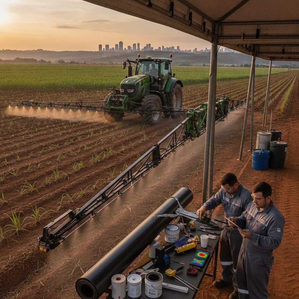 Como Funciona Pulverizador Agrícola de Precisão em Goiânia