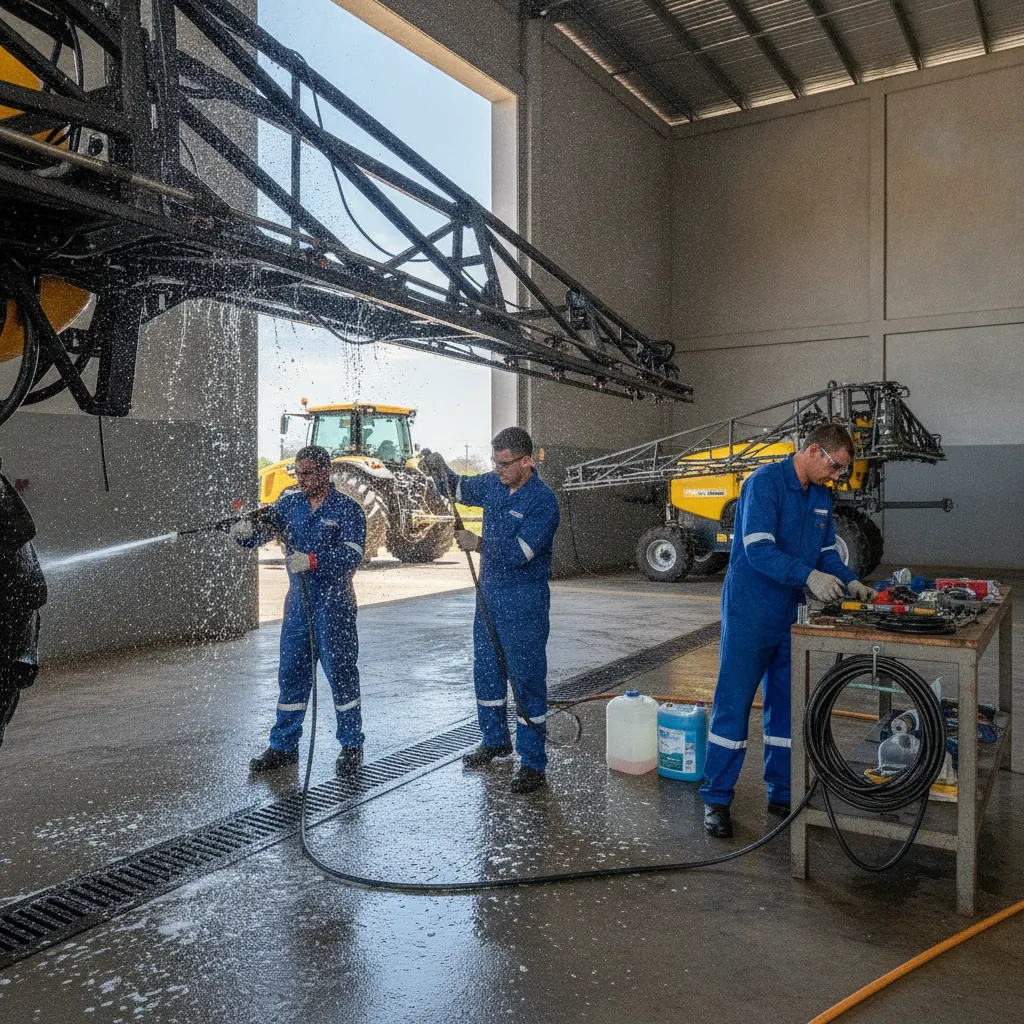 Como Limpar Pulverizador Agrícola Corretamente em Goiânia