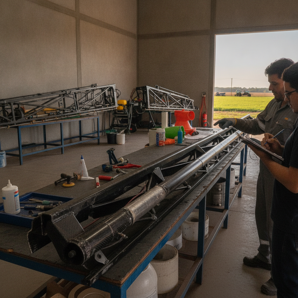 Fibra de Carbono Agrícola: Quanto Tempo Dura Após Reparo em Goiânia