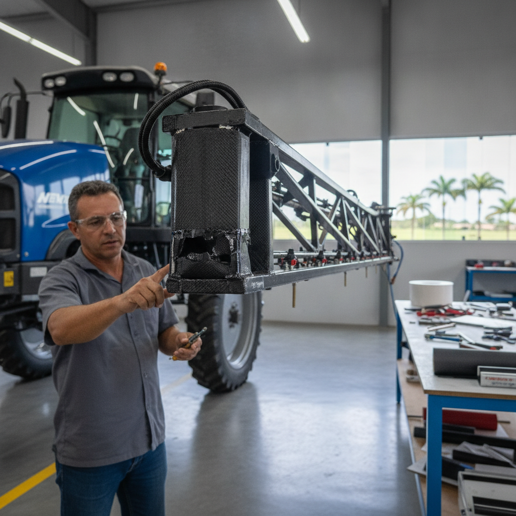 Fibra de Carbono e Aplicação de Defensivos em Goiânia