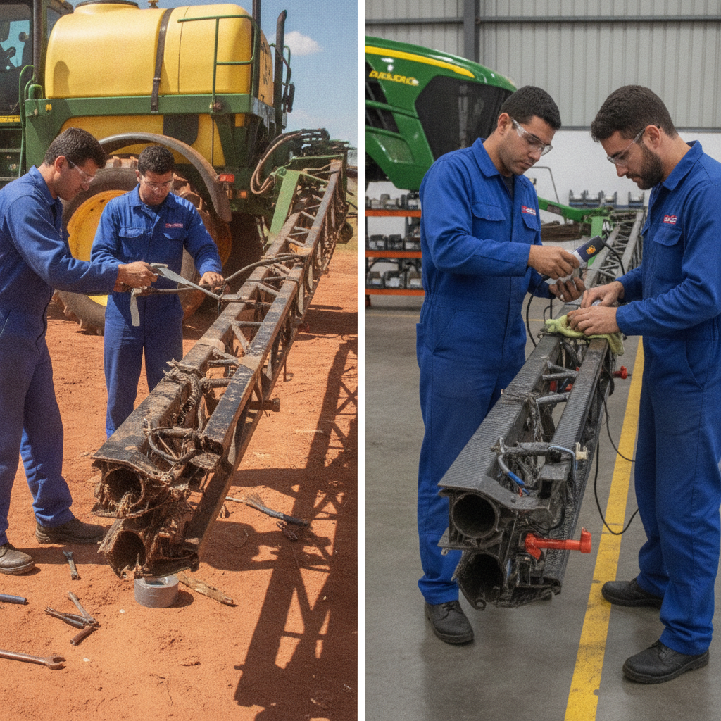 Manutenção Corretiva e Preventiva em Pulverizador Agrícola | Goiânia