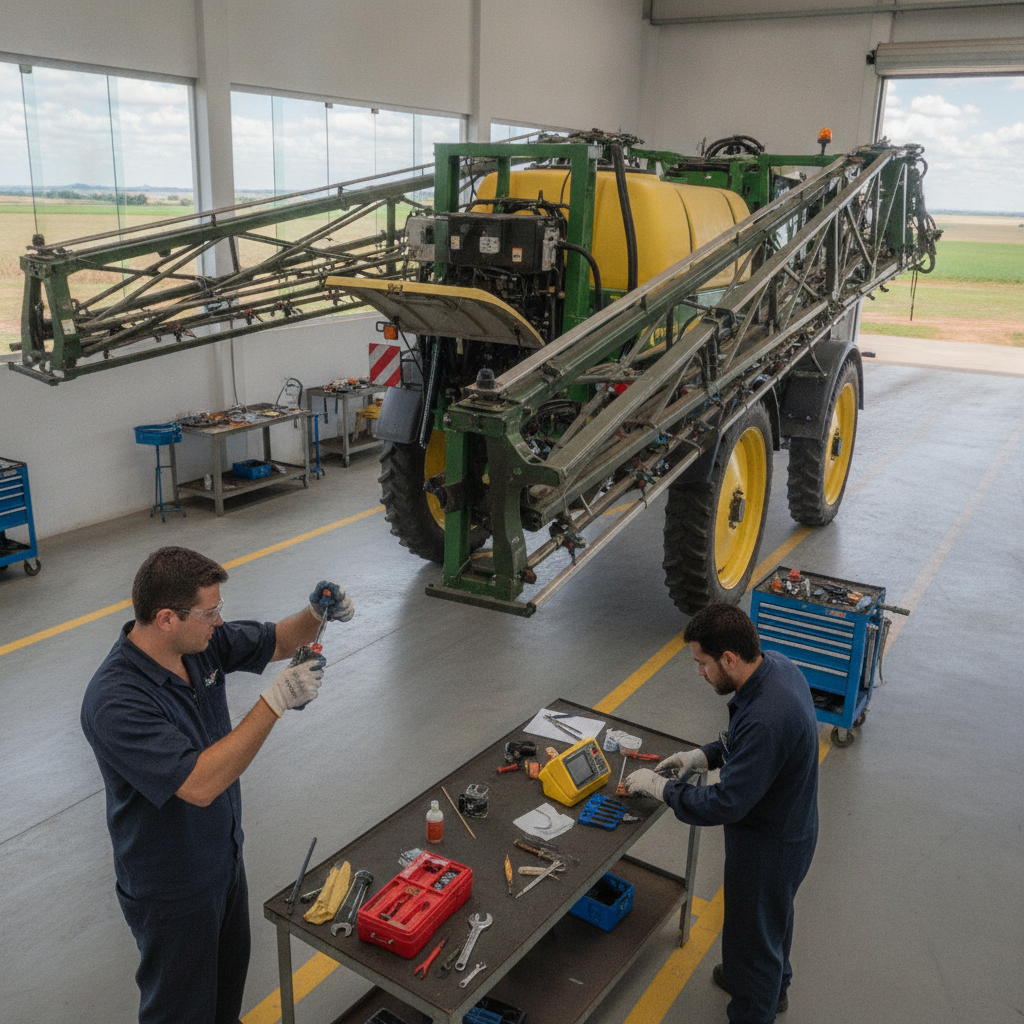 Manutenção Preventiva de Pulverizador Agrícola em Goiânia