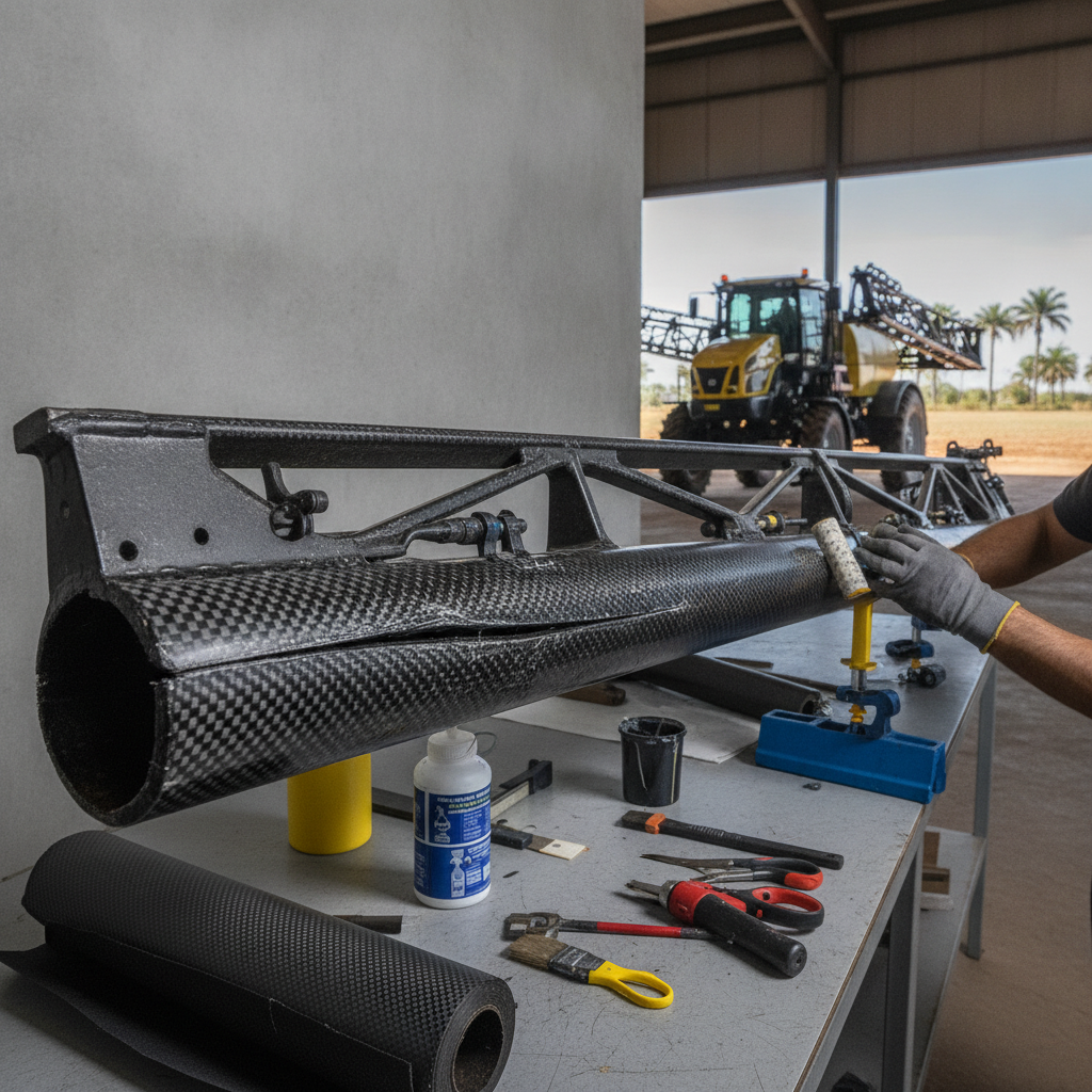 Reparo de Barra de Pulverizador Carbon em Goiânia