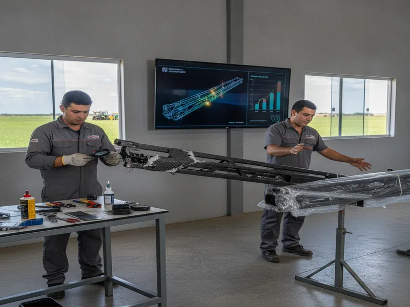 Reparo vs. Substituição de Barra de Pulverizador em Goiânia