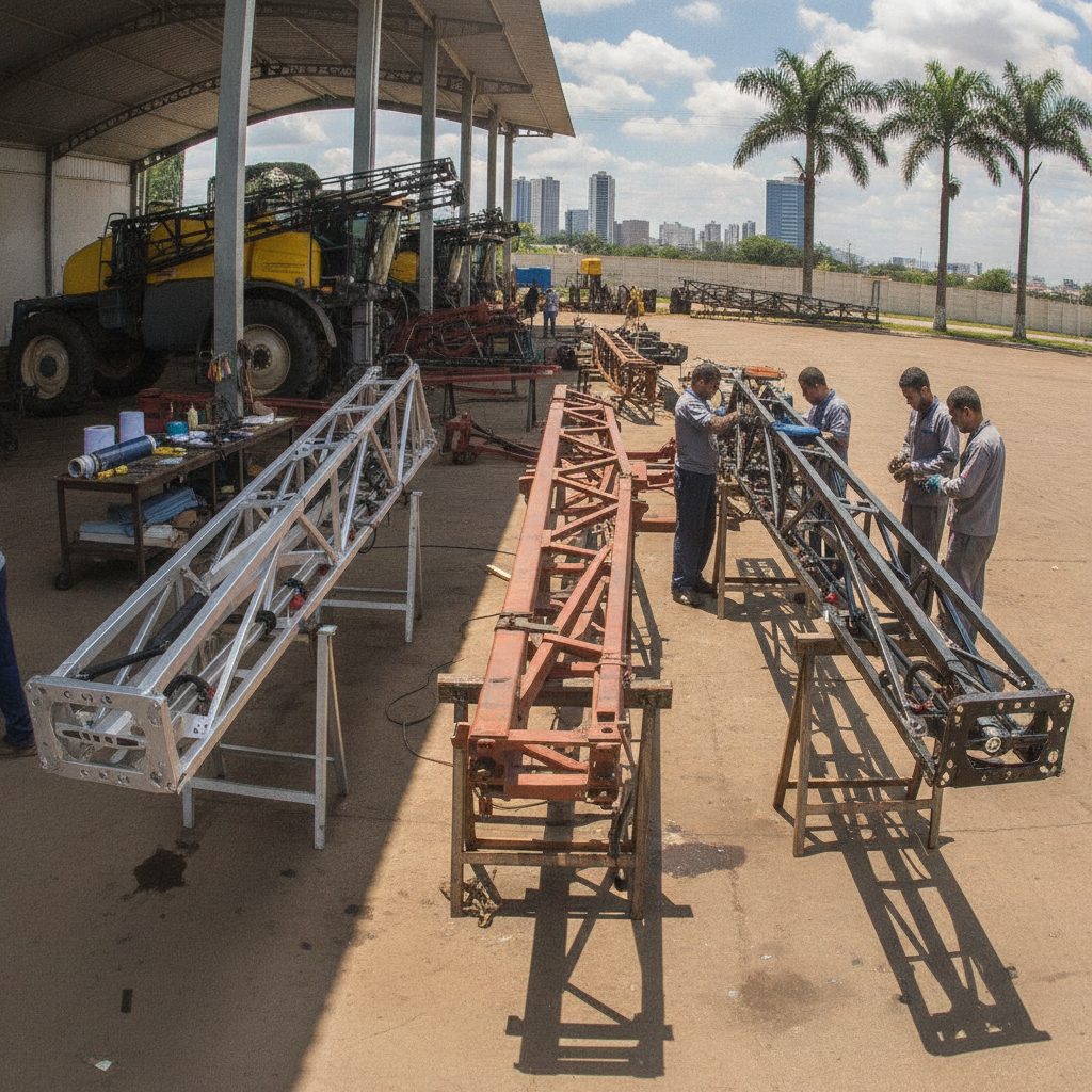 Tipos de Barra de Pulverizador Agrícola em Goiânia